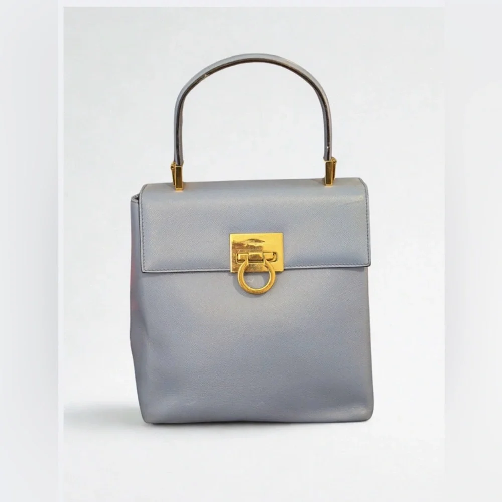 Salvatore Ferragamo Gancini Top Handle Bag